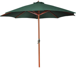 vidaXL - Parasol - 258 - cm - groen