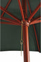 vidaXL - Parasol - 258 - cm - groen