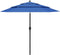 vidaXL - Parasol - 3-laags - met - aluminium - paal - 2,5 - m - azuurblauw