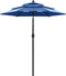 vidaXL - Parasol - 3-laags - met - aluminium - paal - 2,5 - m - zandkleurig
