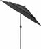 vidaXL - Parasol - 3-laags - met - aluminium - paal - 2,5 - m - antracietkleurig