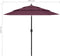 vidaXL - Parasol - 3-laags - met - aluminium - paal - 2,5 - m - bordeauxrood