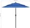 vidaXL - Parasol - 3-laags - met - aluminium - paal - 2,5 - m - azuurblauw