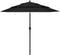 vidaXL - Parasol - 3-laags - met - aluminium - paal - 2,5 - m - zwart