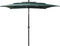 vidaXL - Parasol - 3-laags - met - aluminium - paal - 2,5x2,5 - m - groen