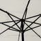 vidaXL - Parasol - 3-laags - met - aluminium - paal - 2,5x2,5 - m - zwart
