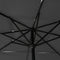 vidaXL - Parasol - 3-laags - met - aluminium - paal - 2,5x2,5 - m - antracietkleurig