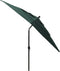 vidaXL - Parasol - 3-laags - met - aluminium - paal - 2,5x2,5 - m - groen