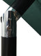 vidaXL - Parasol - 3-laags - met - aluminium - paal - 2,5x2,5 - m - groen