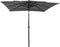 vidaXL - Parasol - 3-laags - met - aluminium - paal - 2,5x2,5 - m - antracietkleurig