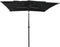 vidaXL - Parasol - 3-laags - met - aluminium - paal - 2,5x2,5 - m - zwart