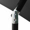 vidaXL - Parasol - 3-laags - met - aluminium - paal - 2 - m - antracietkleurig