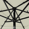 vidaXL - Parasol - 3-laags - met - aluminium - paal - 2 - m - zandkleurig