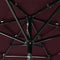 vidaXL - Parasol - 3-laags - met - aluminium - paal - 2 - m - bordeauxrood
