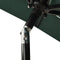 vidaXL - Parasol - 3-laags - met - aluminium - paal - 2x2 - m - groen