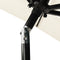 vidaXL - Parasol - 3-laags - met - aluminium - paal - 2x2 - m - zandkleurig