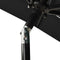 vidaXL - Parasol - 3-laags - met - aluminium - paal - 2x2 - m - zwart