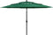 vidaXL - Parasol - 3-laags - met - aluminium - paal - 3,5 - m - groen