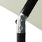 vidaXL - Parasol - 3-laags - met - aluminium - paal - 3,5 - m - groen