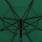 vidaXL - Parasol - 3-laags - met - aluminium - paal - 3,5 - m - groen