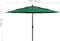 vidaXL - Parasol - 3-laags - met - aluminium - paal - 3,5 - m - groen