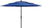 vidaXL - Parasol - 3-laags - met - aluminium - paal - 3,5 - m - azuurblauw