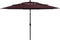 vidaXL - Parasol - 3-laags - met - aluminium - paal - 3,5 - m - bordeauxrood