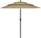 vidaXL - Parasol - 3-laags - met - aluminium - paal - 3,5 - m - zandkleurig