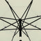 vidaXL - Parasol - 3-laags - met - aluminium - paal - 3,5 - m - zandkleurig