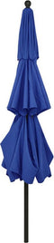 vidaXL - Parasol - 3-laags - met - aluminium - paal - 3,5 - m - azuurblauw