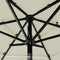 vidaXL - Parasol - 3-laags - met - aluminium - paal - 3,5 - m - taupe