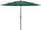 vidaXL - Parasol - 3-laags - met - aluminium - paal - 3 - m - groen