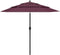 vidaXL - Parasol - 3-laags - met - aluminium - paal - 3 - m - groen