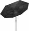 vidaXL - Parasol - 3-laags - met - aluminium - paal - 3 - m - antracietkleurig