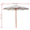vidaXL - Parasol - 300x258 - cm - zandwit