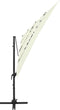 vidaXL - Parasol - 4-laags - met - aluminium - paal - 250x250 - cm - bordeauxrood