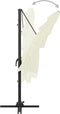 vidaXL - Parasol - 4-laags - met - aluminium - paal - 250x250 - cm - terracottakleurig