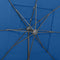 vidaXL - Parasol - 4-laags - met - aluminium - paal - 250x250 - cm - azuurblauw