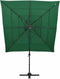 vidaXL - Parasol - 4-laags - met - aluminium - paal - 250x250 - cm - groen