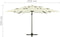 vidaXL - Parasol - 4-laags - met - aluminium - paal - 250x250 - cm - zandkleurig