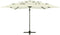 vidaXL - Parasol - 4-laags - met - aluminium - paal - 250x250 - cm - zandkleurig