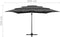vidaXL - Parasol - 4-laags - met - aluminium - paal - 250x250 - cm - antracietkleurig