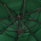 vidaXL - Parasol - 4-laags - met - aluminium - paal - 3x3 - m - groen