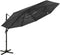 vidaXL - Parasol - 4-laags - met - aluminium - paal - 3x3 - m - zandkleurig