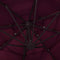 vidaXL - Parasol - 4-laags - met - aluminium - paal - 3x3 - m - bordeauxrood
