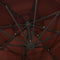 vidaXL - Parasol - 4-laags - met - aluminium - paal - 3x3 - m - terracottakleurig