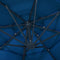 vidaXL - Parasol - 4-laags - met - aluminium - paal - 3x3 - m - azuurblauw