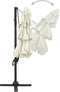 vidaXL - Parasol - 4-laags - met - aluminium - paal - 3x3 - m - antracietkleurig