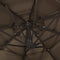 vidaXL - Parasol - 4-laags - met - aluminium - paal - 3x3 - m - taupe