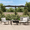 vidaXL - Parasol - dubbel - dak - 316x240 - cm - antracietkleurig